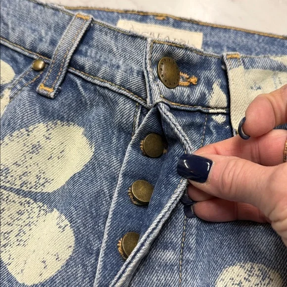 The Great. The Hero Daisy Stamp Jeans Size 24